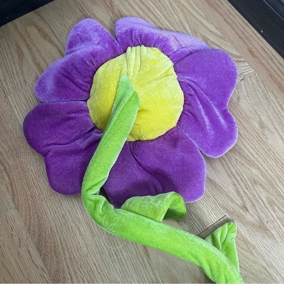 Dandee Large Bendable Plush Flower Stuffed Vintage Spring Easter Smiley Face - Picture 4 of 5